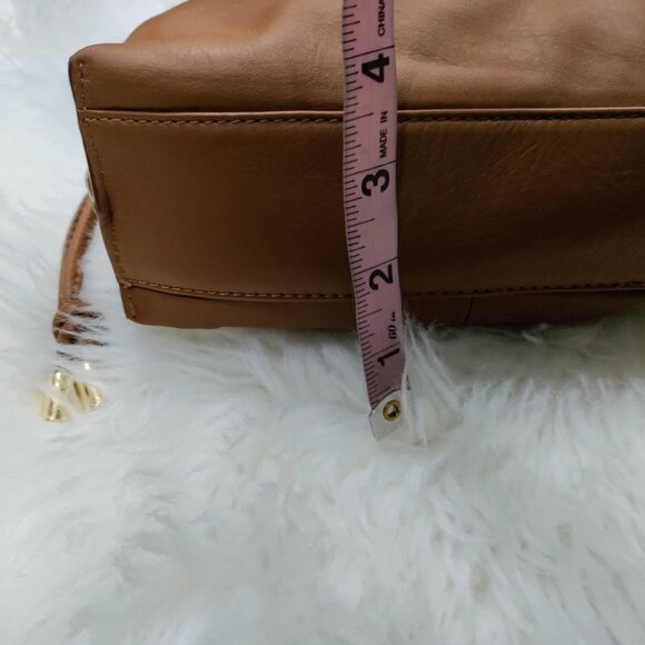 Ted Baker MYLOO Boho Brown Leather Drawstring Crossbody Mini Bag - Picture 14 of 16